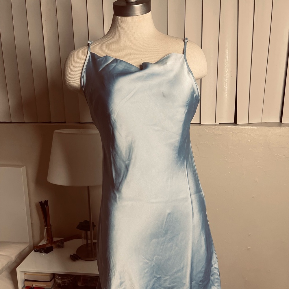 Blue dress